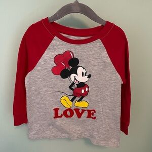 Disney Mickey Mouse Love Long Sleeve T-shirt